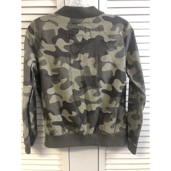 Full Tilt Size XLarge Camo Zip Up Bomber Jacket - Picture 4 of 5